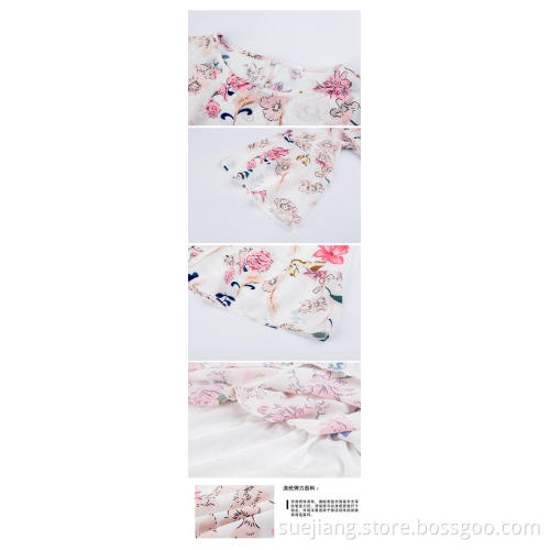 Women Elegant Ladies Fashion Casual Printed Dress